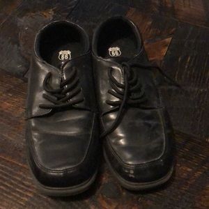 Boys black dress shoes